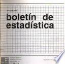 Boletín de estadística