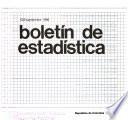 Boletín de estadística