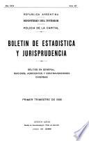 Boletin de estadística y jurisprudencia