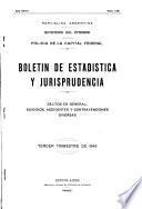 Boletin de estadística y jurisprudencia