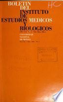 Boletín de estudios médicos y biológicos