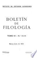 Boletín de filología