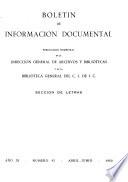 Boletín de información documental