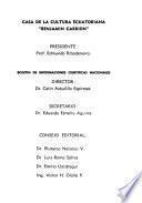 Boletín de informaciones científicas nacionales