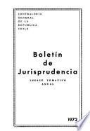 Boletín de jurisprudencia