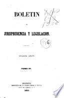 Boletín de jurisprudencia y legislación