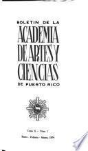 Boletín de la Academia de Artes y Ciencias de Puerto Rico