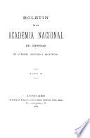 Boletin de la Academia Nacional de Ciencias