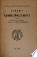 Boletín de la Academia Nacional de Historia antes Sociedad Ecuatoriana de Estudios Históricos Americanos
