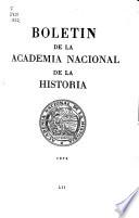 Boletín de la Academia Nacional de la Historia