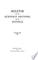 Boletín de la Academia Nacional de la Historia