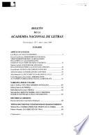 Boletín de la Academia Nacional de Letras
