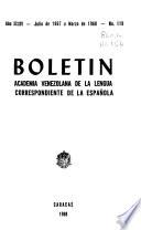 Boletín de la Academia venezolana