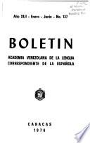 Boletín de la Academia venezolana