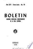 Boletín de la Academia venezolana