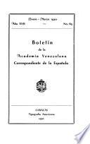 Boletín de la Academia venezolana