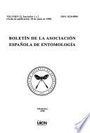 Boletín de la Asociación Española de Entomología