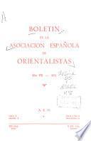 Boletín de la Asociación Española de Orientalistas