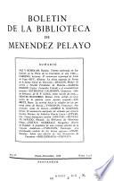 Boletín de la Biblioteca de Menéndez Pelayo