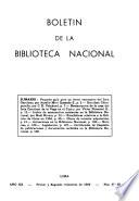 Boletín de la Biblioteca Nacional