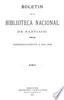 Boletín de la Biblioteca nacional