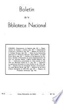 Boletín de la Biblioteca Nacional