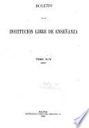 Boletín de la Institución Libre de Enseñanza