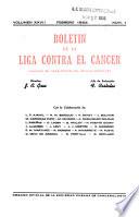 Boletín de la Liga contra el Cáncer