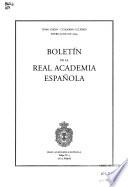 Boletín de la Real Academia Española