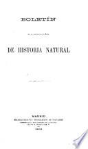 Boletín de la Real Sociedad Española de Historia Natural