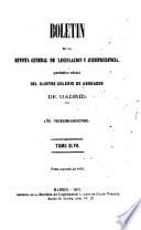 Boletín de la Revista general de legislación y jurisprudencia