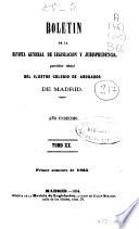 Boletín de la Revista general de legislación y jurisprudencia