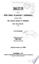 Boletín de la Revista general de legislación y jurisprudencia