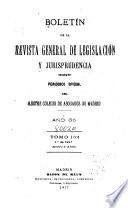 Boletín de la Revista general de legislación y jurisprudencia