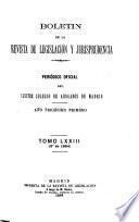 Boletín de la Revista general de legislación y jurisprudencia