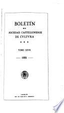 Boletín de la Sociedad Castellonense de Cultura
