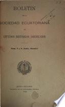Boletín de la Sociedad Ecuatoriana de Estudios Históricos Americanos