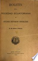 Boletín de la Sociedad Ecuatoriana de Estudios Históricos Americanos