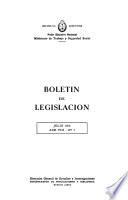 Boletín de legislación