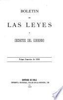 Boletin de leyes y decretos del gobierno