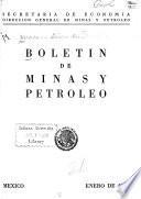 Boletín de minas y petróleo