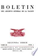 Boletín del Archivo General de la Nación