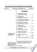 Boletín del Archivo Histórico de Miraflores