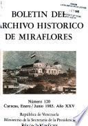 Boletín del Archivo Histórico de Miraflores