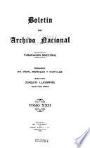Boletin del Archivo Nacional