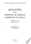 Boletín del Instituto de Derecho Comparado de México