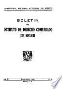 Boletín del Instituto de Derecho Comparado de México