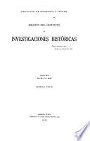 Boletín del Instituto de Investigaciones Históricas
