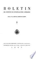 Boletín del Instituto de Investigaciones Literarias