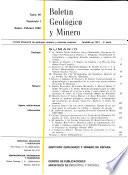 Boletín del Instituto Geológico y Minero de España